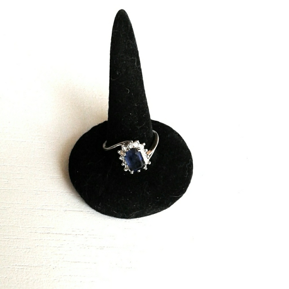 Sterling Silver Sapphire Ring